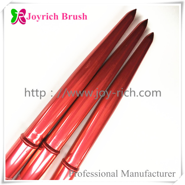 JRA16--Red metal handle kolinsky hair acrylic nail brush