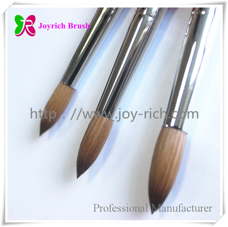JRA45--Coffee acrylic handle kolinsky hair acrylic nail brush