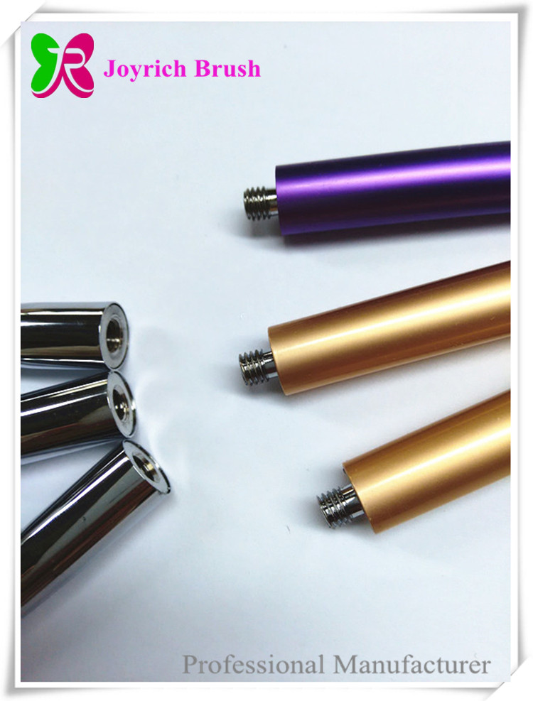 JRA36--Golden metal handle kolinsky hair acrylic nail brush