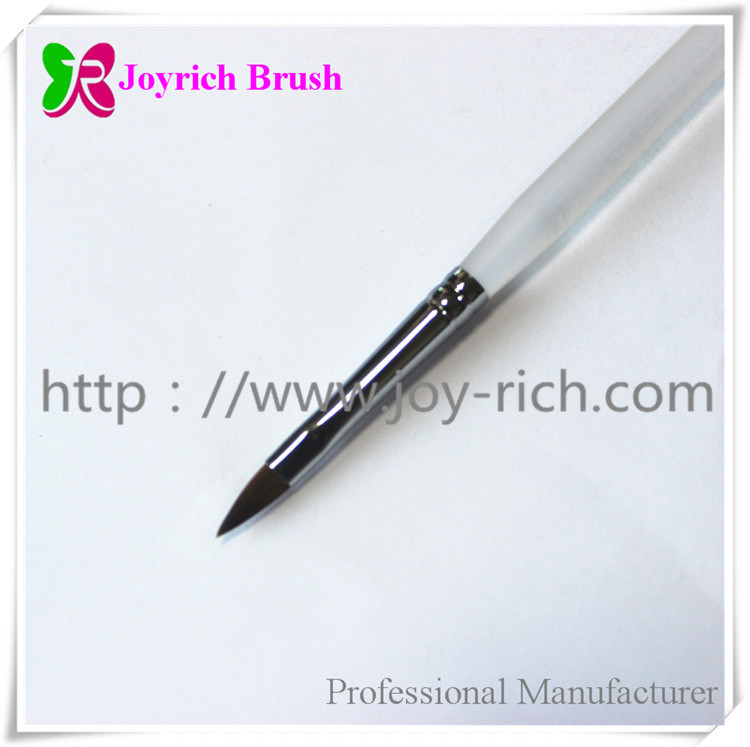JRS2--Transparent acrylic handle kolinsky hair 3D nail brush