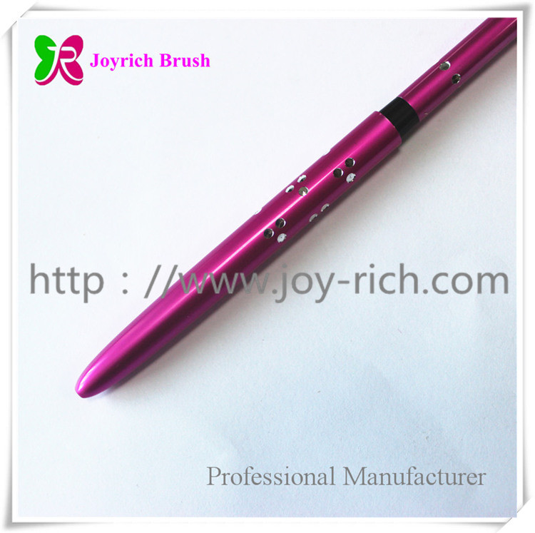JRS6--Purple metal handle kolinsky hair 3D nail brush
