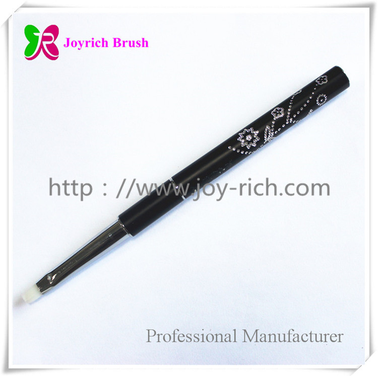 JRG5--Black metal handle gel nail brush