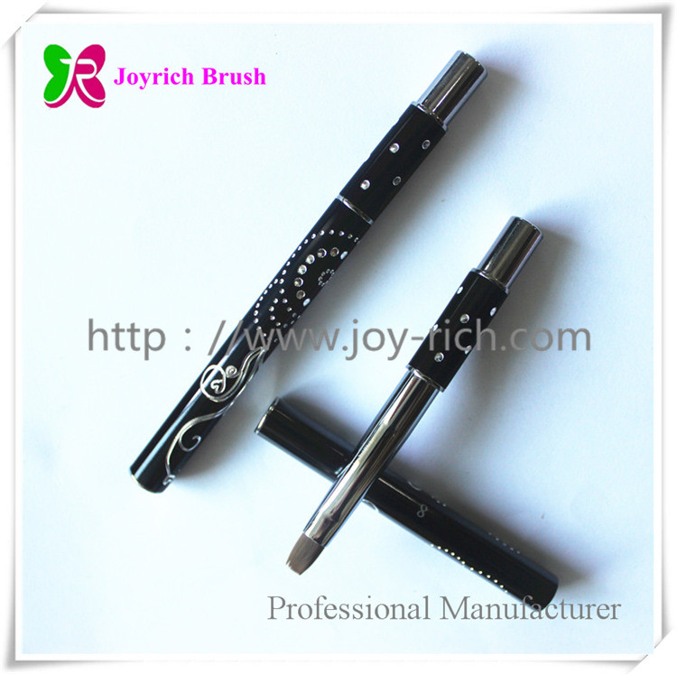 JRG5--Black metal handle gel nail brush