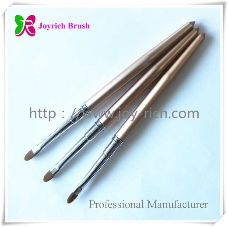 JRG11--Golden metal handle gel nail brush