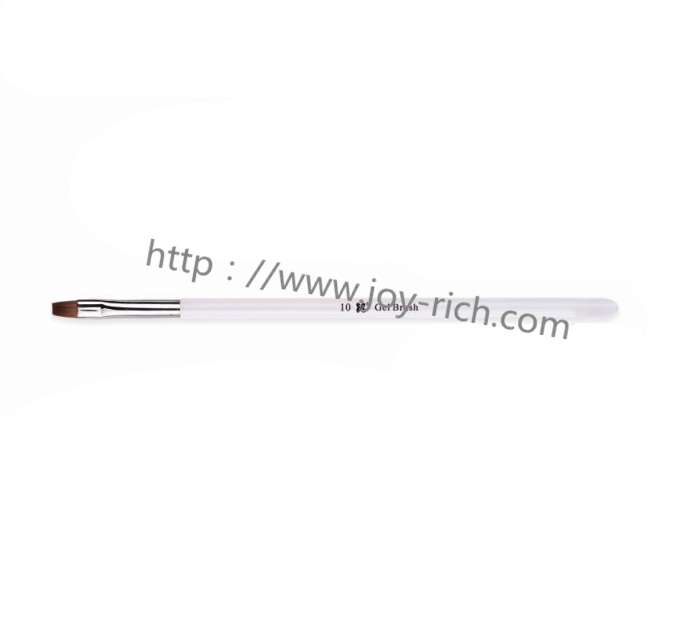 JRG15--Transparent long acrylic handle gel nail brush
