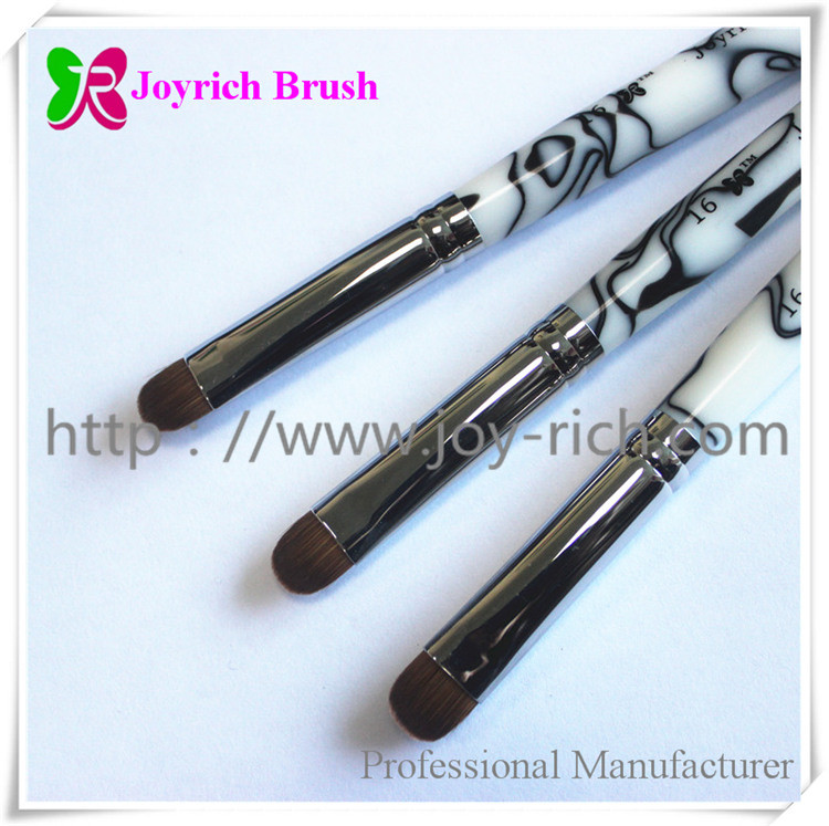 JRF5--White acrylic handle french nail brush
